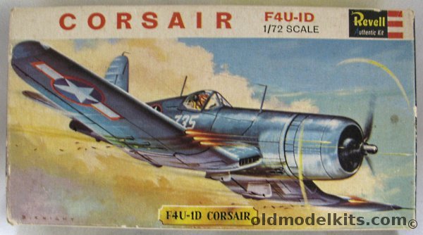 Revell 1/72 Vought F4U-1D Corsair - Great Britain Issue - (F4U1D), H625 plastic model kit